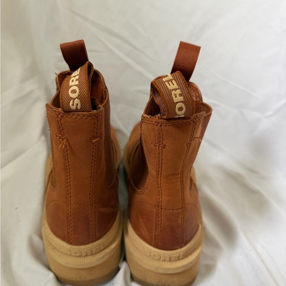 Sorel Chestnut Brown Leather Chelsea Boots - Picture 4 of 5